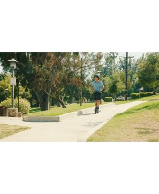 Power Core E100 Electric Scooter with Aluminum Deck and Hand Brake, Blue