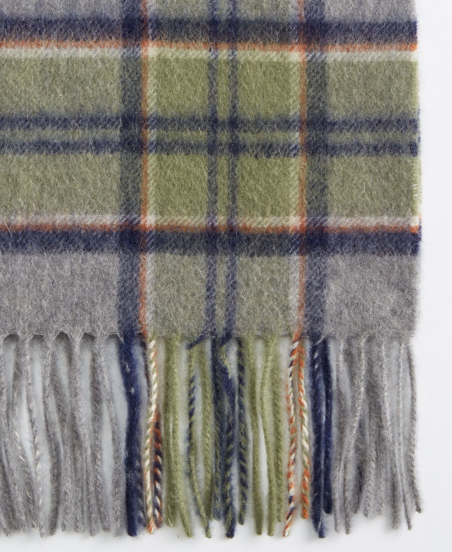 Мужской шарф Club Room Plaid Cashmere, цвет: Красный / Чёрный — фото 3