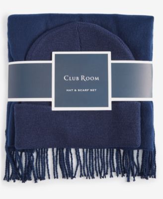 Club Room - Men's Beanie & Scarf Set