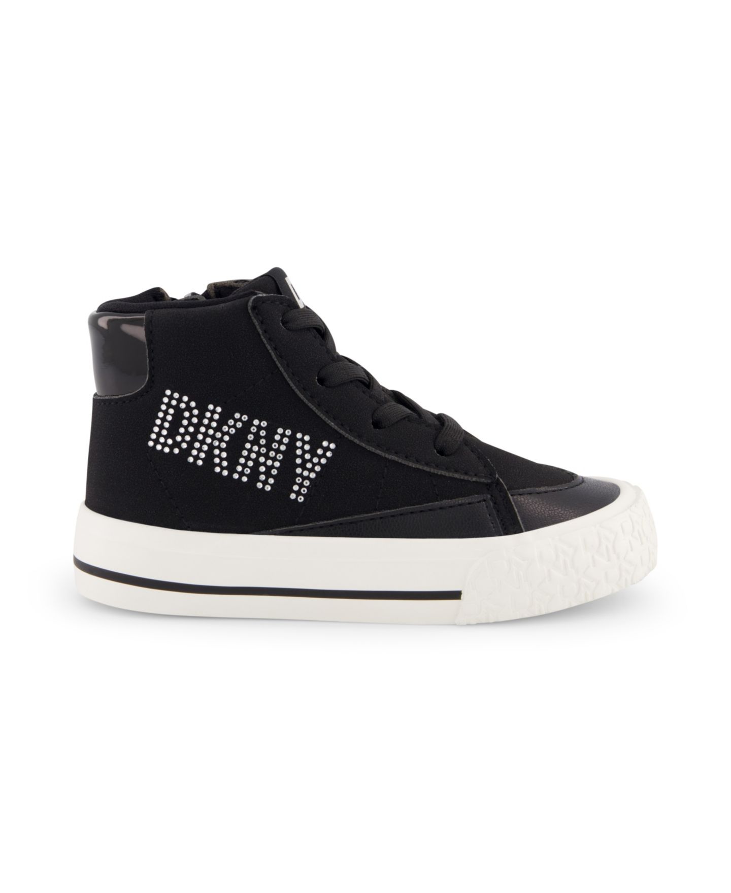 Кроссовки DKNY Hannah Melissa Fashion Sneaker для девочек-малышей, цвет: Чёрный — фото 3