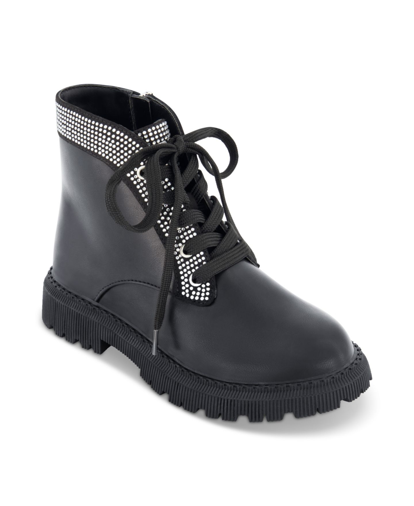 Ботинки DKNY Ava Arlyn Combat Boot для девочек, цвет: Чёрный — фото 1