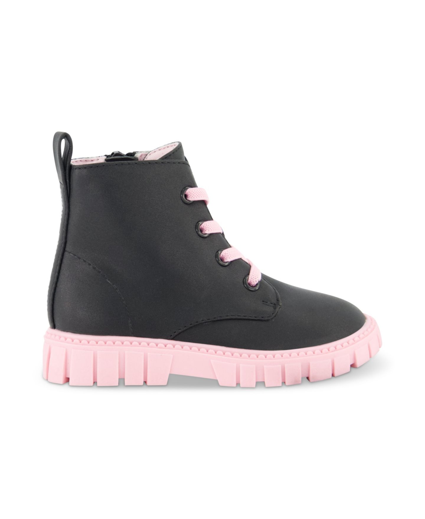 Ботинки DKNY Carrie Ariana Lug Boot для девочек-малышей, цвет: Чёрный — фото 3