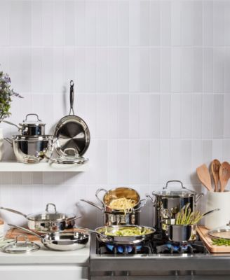 Chefs Classic Stainless 17-Pc. Cookware Set