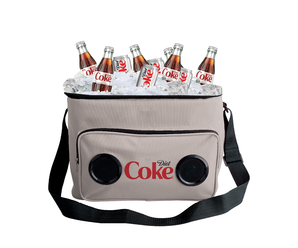 Coca-Cola Insulated Thermal Cooler Bluetooth Speaker Bag