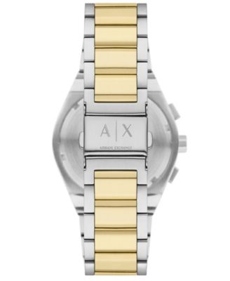 Men's Sync Quartz Chronograph Two-Tone Stainless Steel Watch 42mm