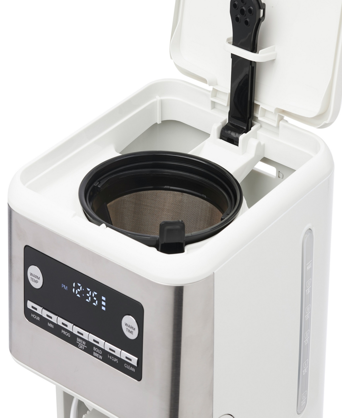 Haden Generous Brew 14-cup Digital Drip Coffee Maker In Ivory,chrome