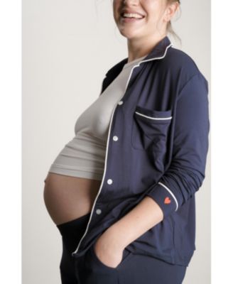 Maternity NOM Heart On My Sleeve Pajama Set