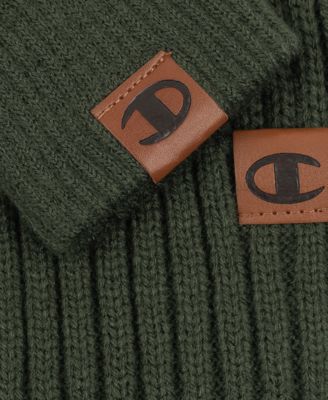 Men's Shift 2-Pc. Ribbed-knit Beanie & Gloves Set