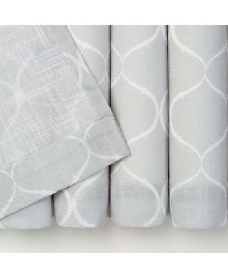 Premium 2-Panel Light Filtering Curtains - Semi Sheer for Living Room, Bedroom, Kitchen - 52" x 108" - Vine Sage