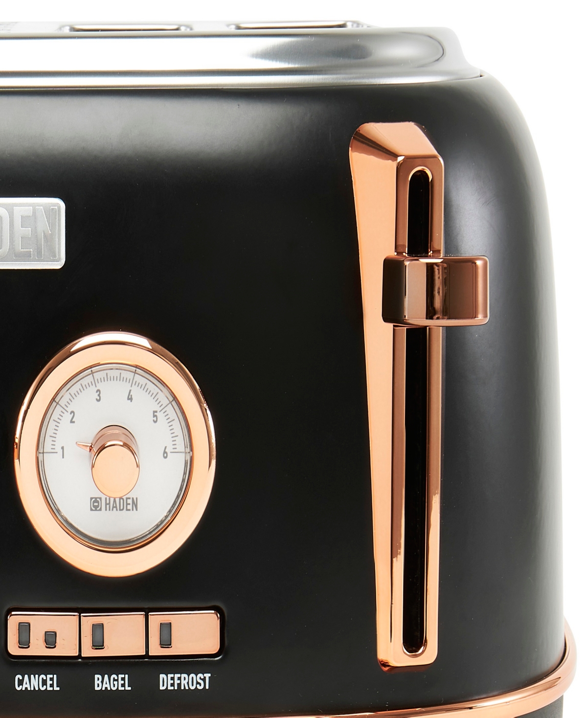 Haden Dorset 4-slice Wide Slot Toaster In Ivory,chrome