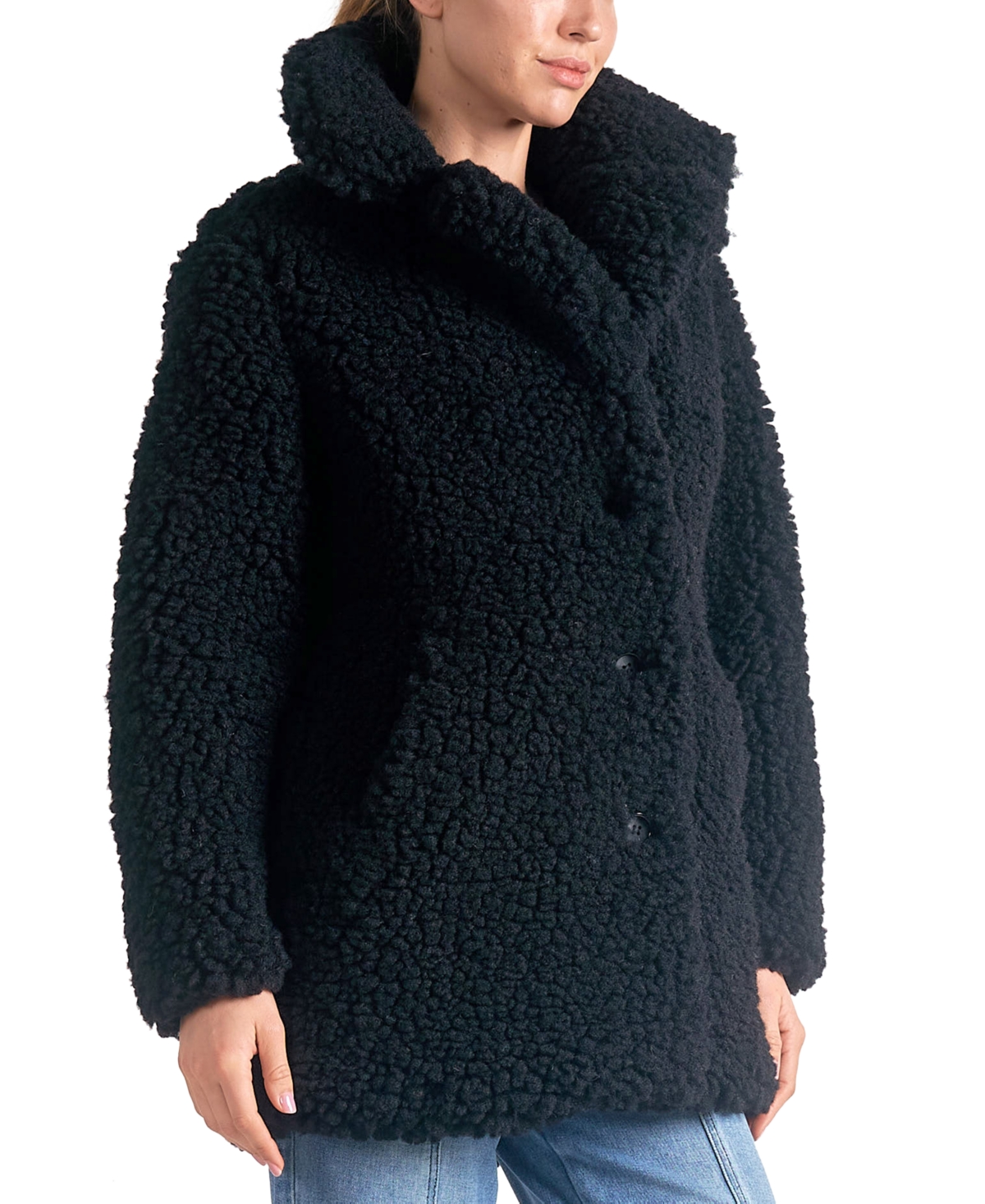 ELAN WOMEN'S STAND-COLLAR LONG-SLEEVE FLEECE JACKET 