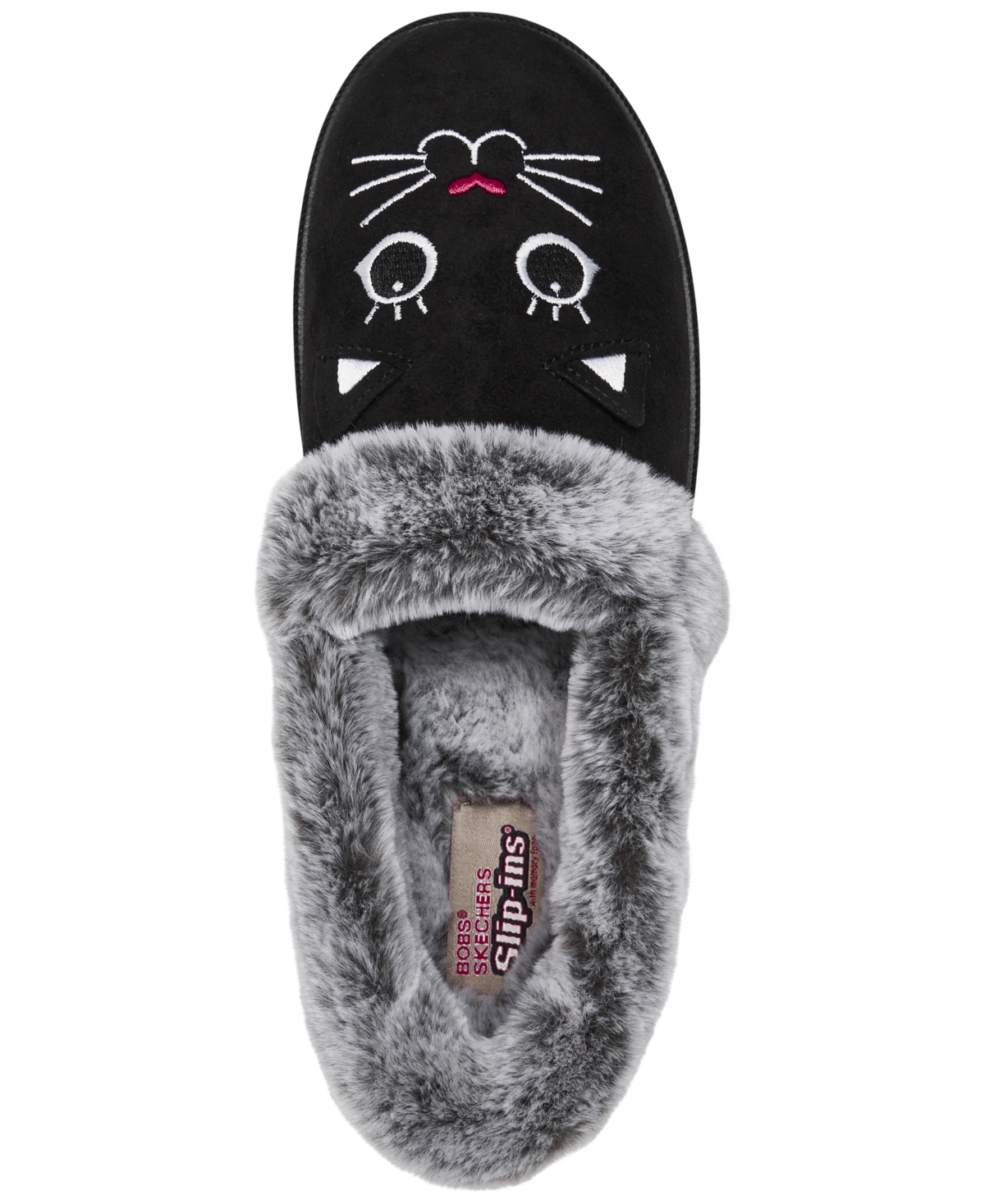Skechers Women's Slip-ins: Bobs Too Cozy - Meow Pj's Casual Comfort Slippers from Finish Line