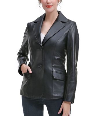 Women's Ruth Leather Blazer Jacket