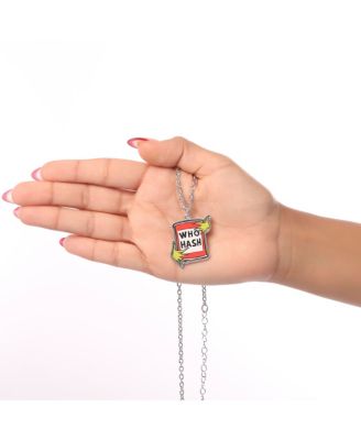 Dr Seuss Grinch WHO HASH Necklace