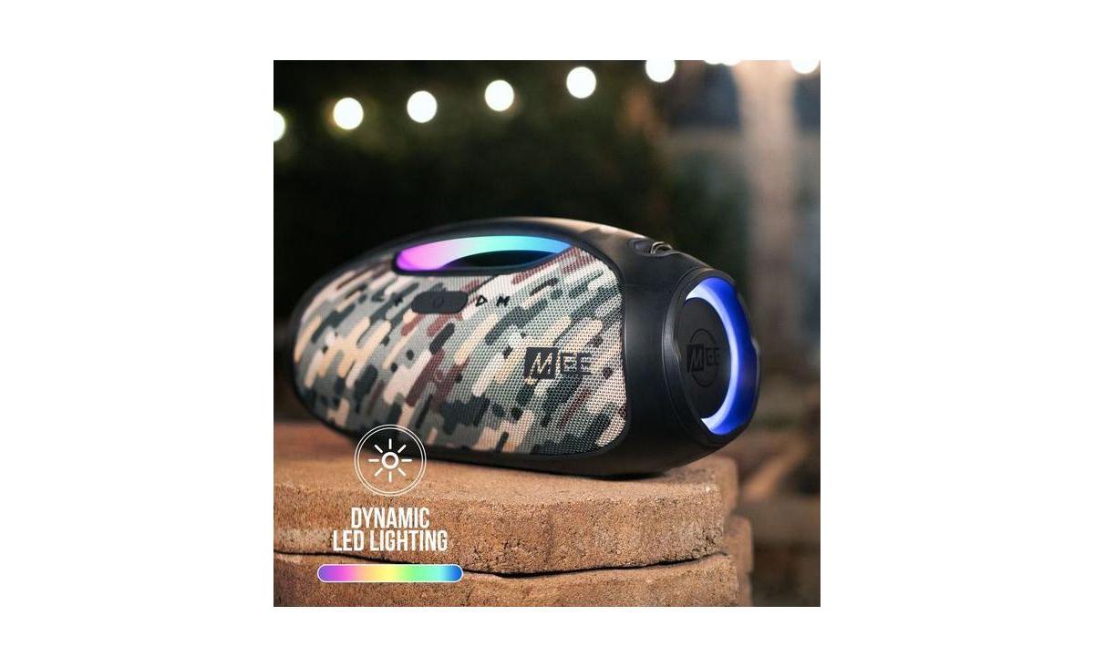 Mee audio partySPKR Xl Bluetooth Wireless Speaker w/ Dynamic Led Lighting