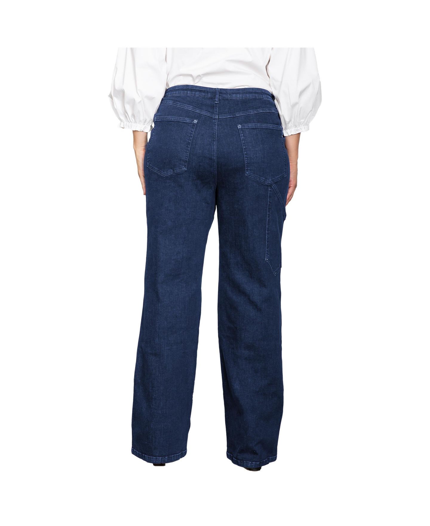 Женские джинсы Standards & Practices High Waist Utility Performance, цвет: Dark Rinse — фото 3