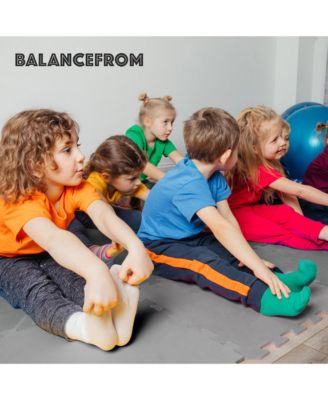 48 Sq Ft Interlocking EVA Foam Exercise Mat Tiles, Gray