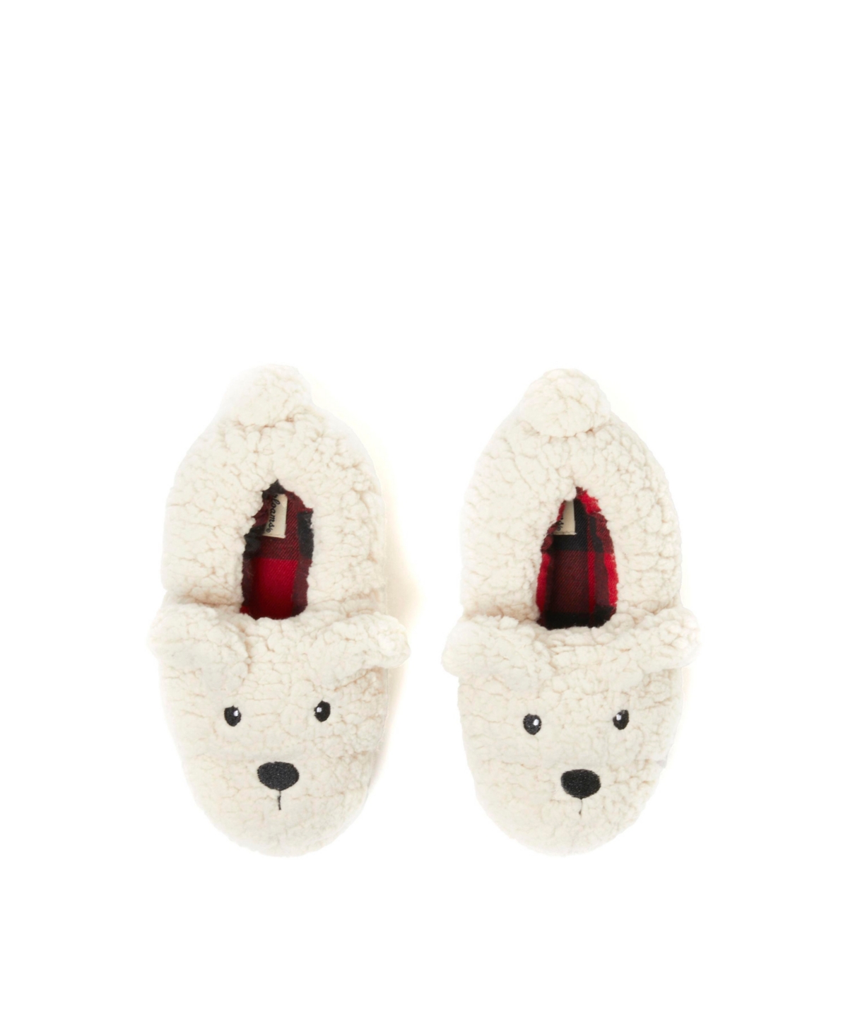 Dearfoams Girls Emery Critter Closed Back Animal Slipper