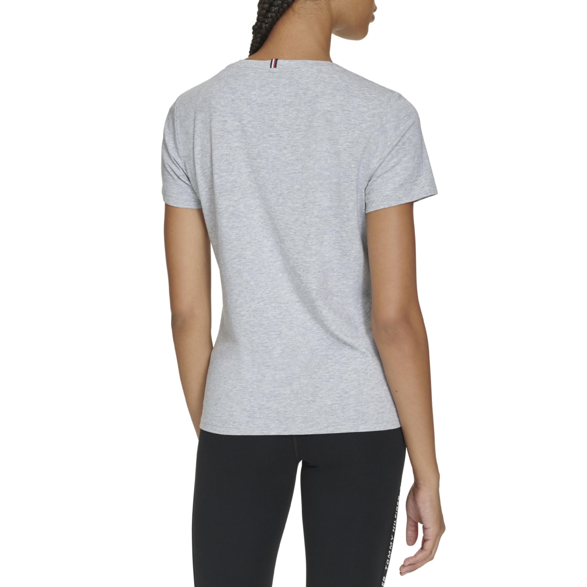 Tommy Hilfiger Women's Knot Front Logo T-Shirt