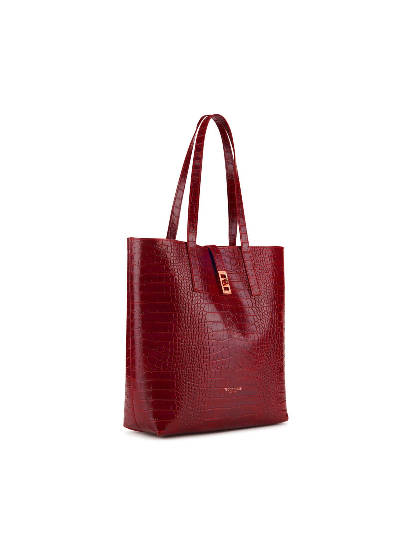 Женская сумка Teddy Blake Nina Croco 12", цвет: Bordo — фото 3