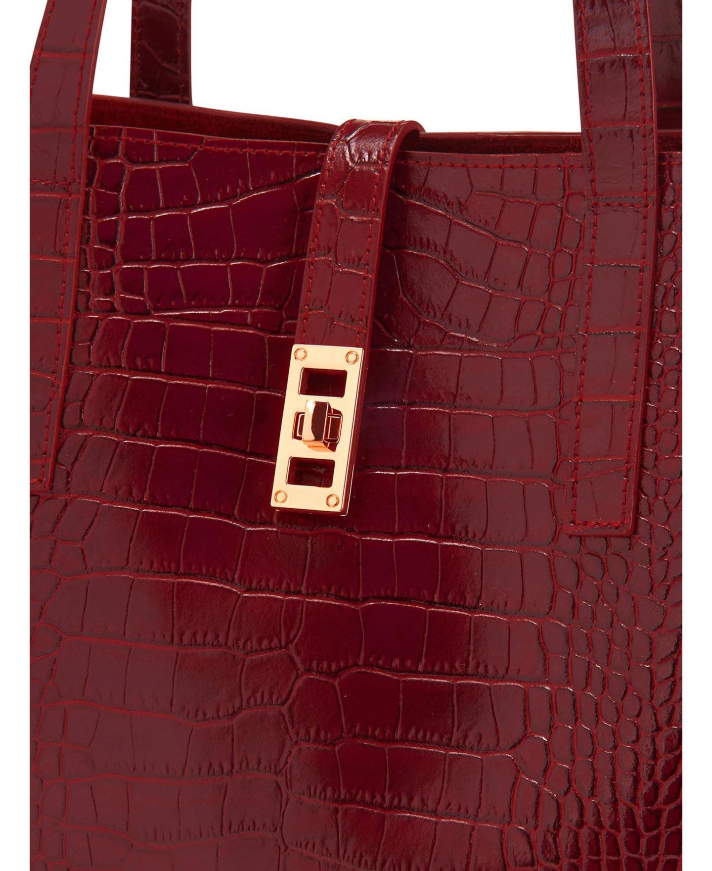 Женская сумка Teddy Blake Nina Croco 12", цвет: Bordo — фото 6