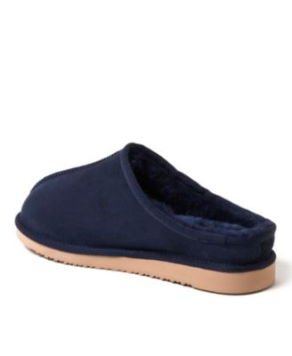 Dearfoams Men's Fireside By Grafton Genuine Shearling Clog