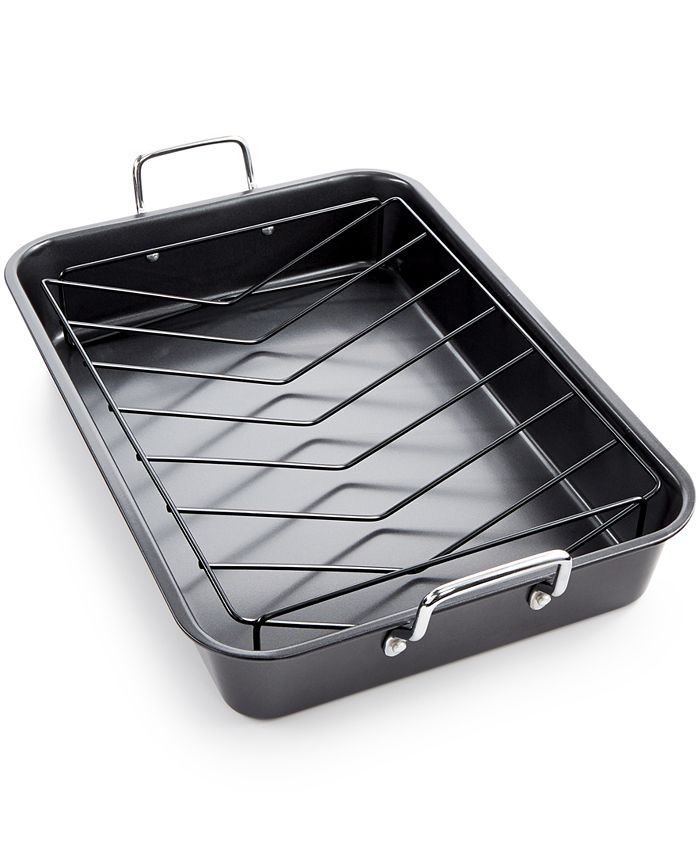 Stainless Steel Roasting Pan with Nonstick Rack