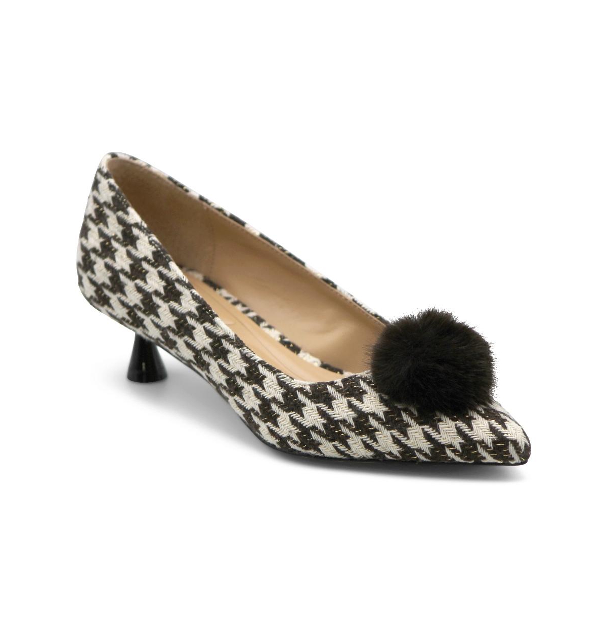 Womens Amon - Dark brown-white