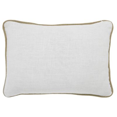 Maya Linen Stripe Lumbar Throw Pillow Covers, 14"x 20", Set of 2