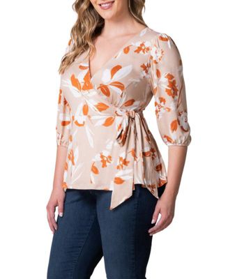 Women's Plus Size Nina V-Neck Wrap Top
