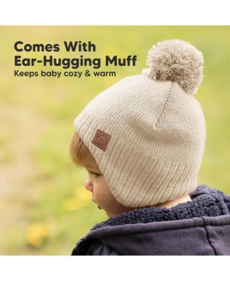 Muff Baby Beanie, Baby Hat for Baby Boys, Girls, Winter Hats for Kids, Newborn, Infant, Toddler 0-36 months