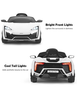 12V Kids Ride On Car 2.4G RC Electric Vehicle w/ Lights MP3 Openable Doors