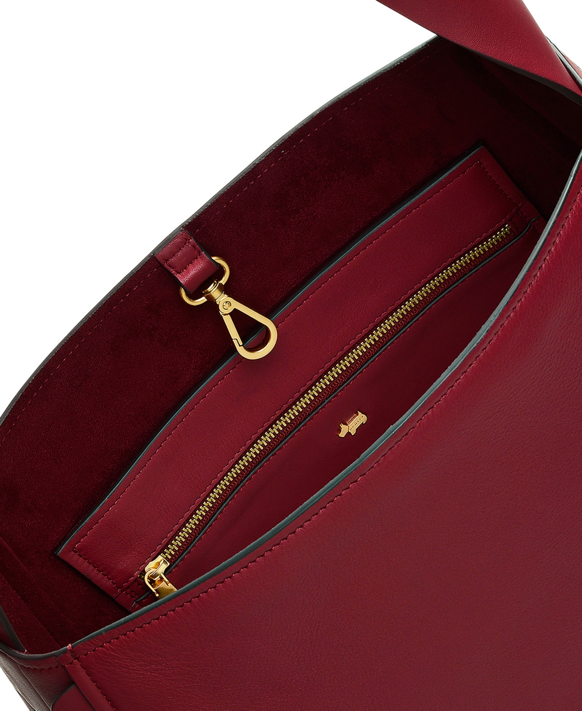 Radley London Belgrave Open Top Shoulder Bag In Cranberry