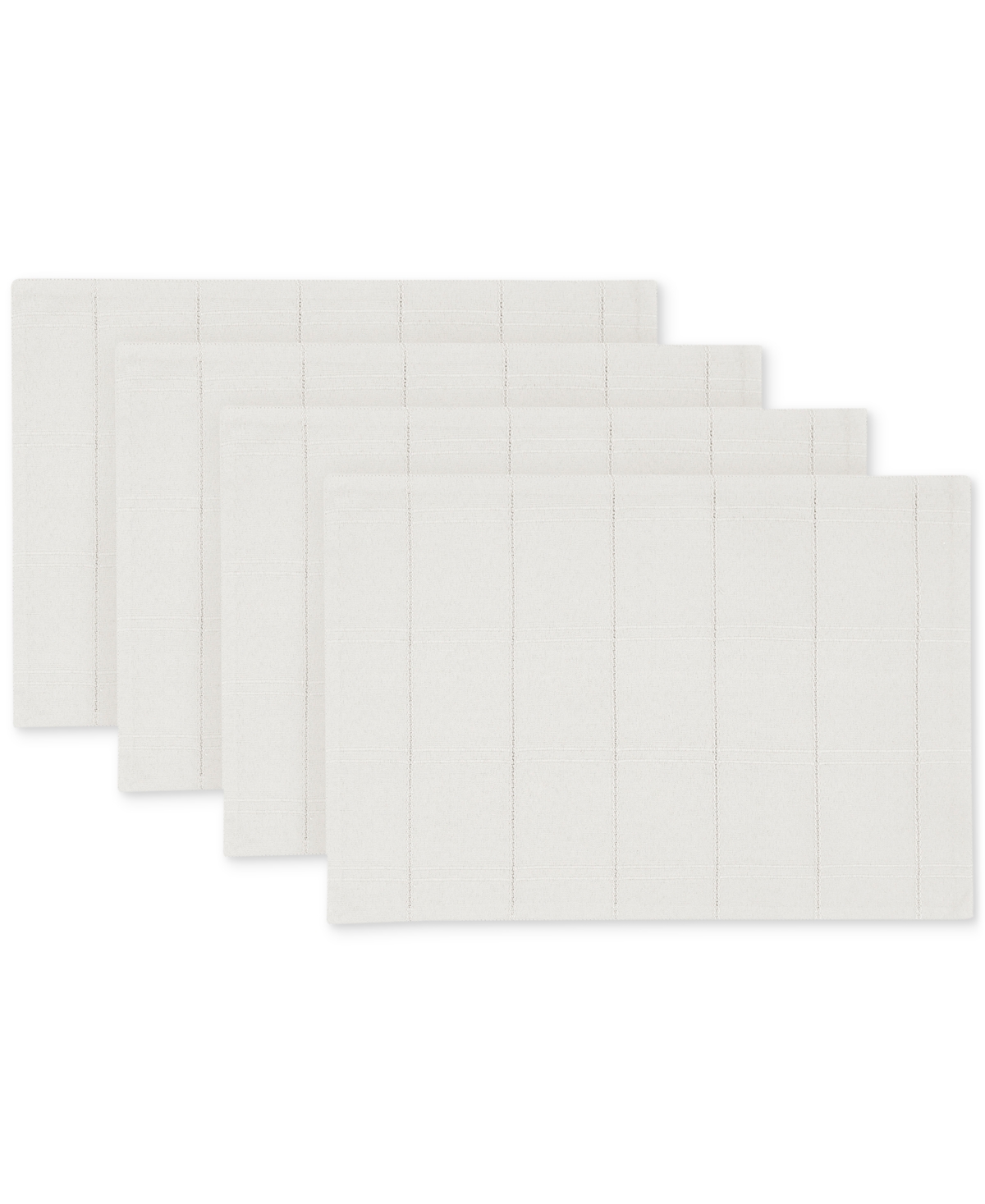 Izod Chadwick Placemats, Set Of 4 In White