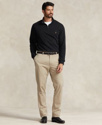 Men's Big & Tall Estate-Rib Quarter-Zip Pullover Sweater