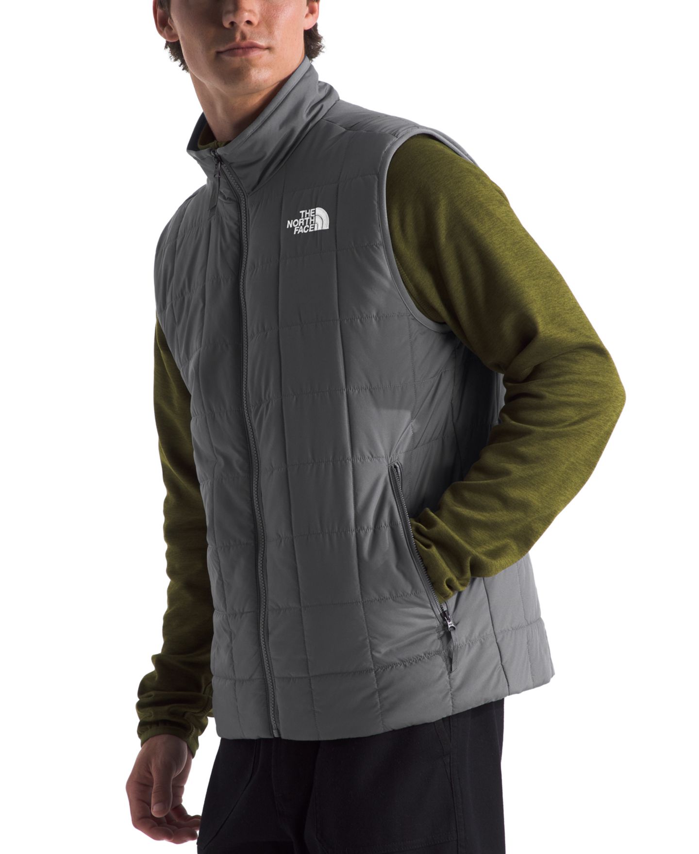 Мужской жилет The North Face Junction Zip-Front Insulated Vest, цвет: Дымчатый жемчужный — фото 3