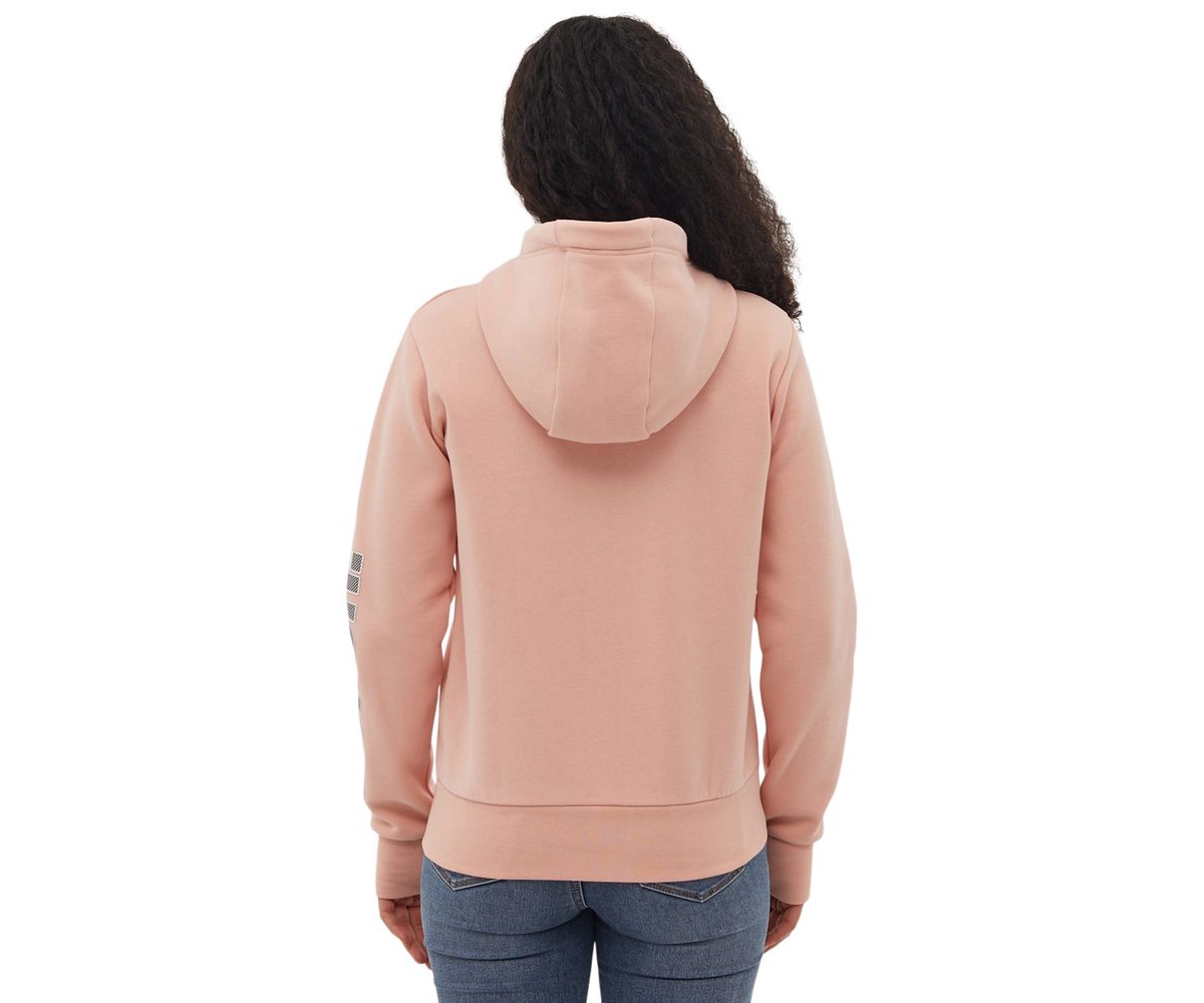 Bench Dna Women's Darcine Zip-Up Hoodie with Sleeve Logo
