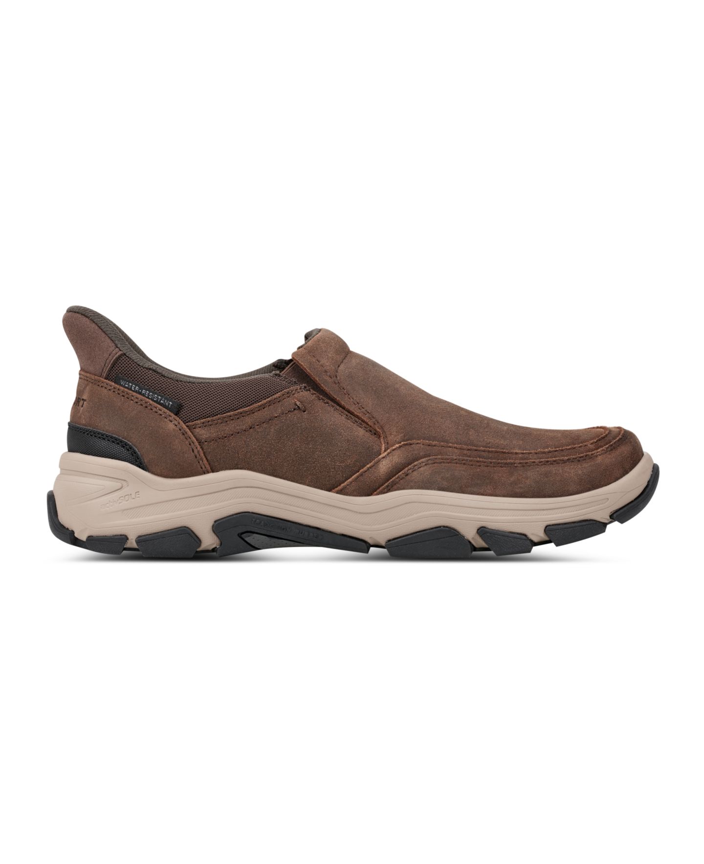 Мужские туфли Rockport Reece Step Activated Slip-On Casual, цвет: Коричневый замшевый — фото 2