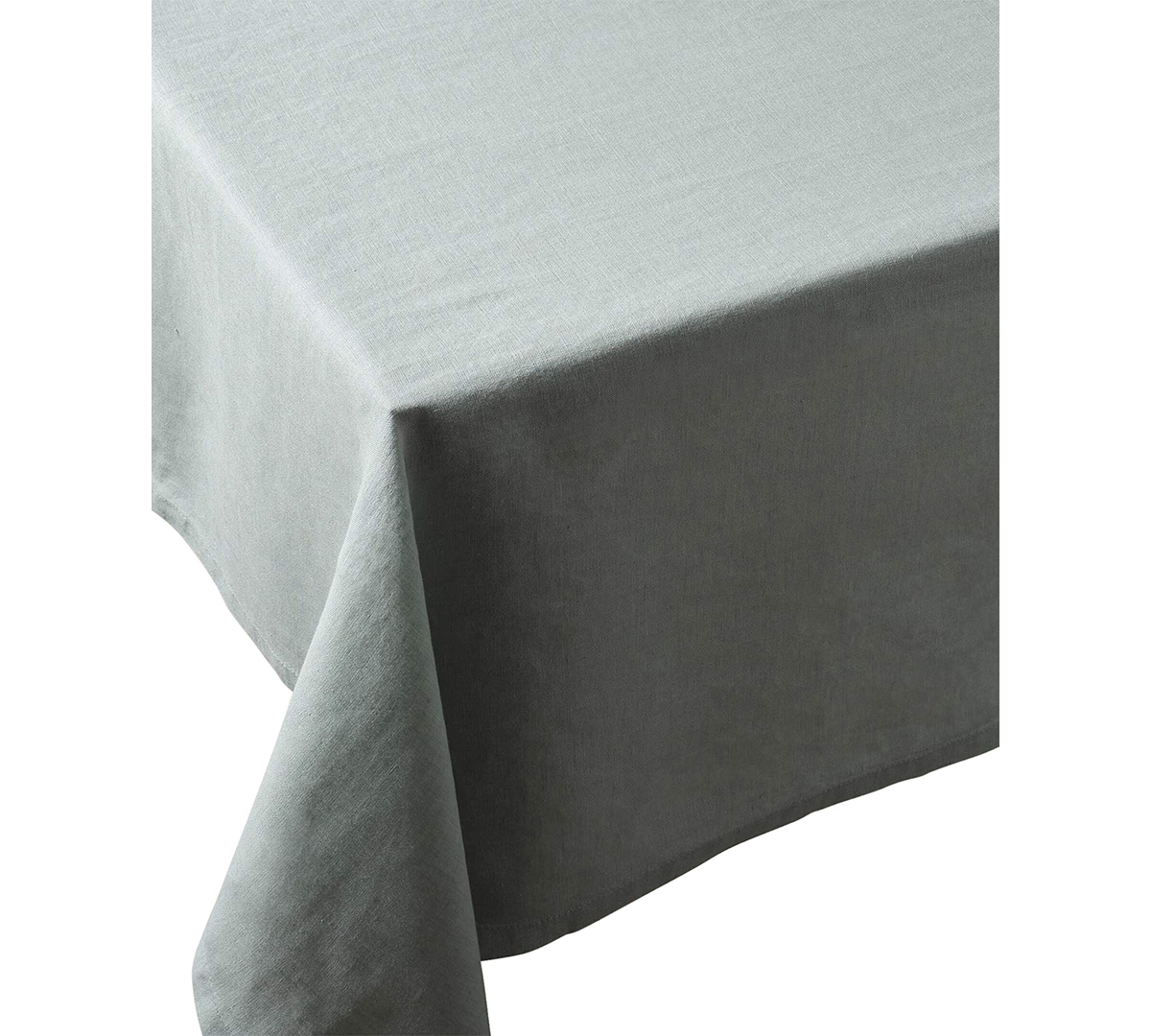 Year & Day Linen Solid-color Tablecloth, 55" X 110" In Palm