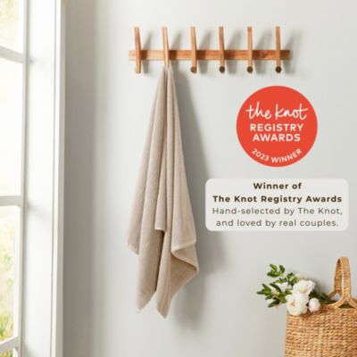 Cotton Textured 6-Piece Bath Towel Set