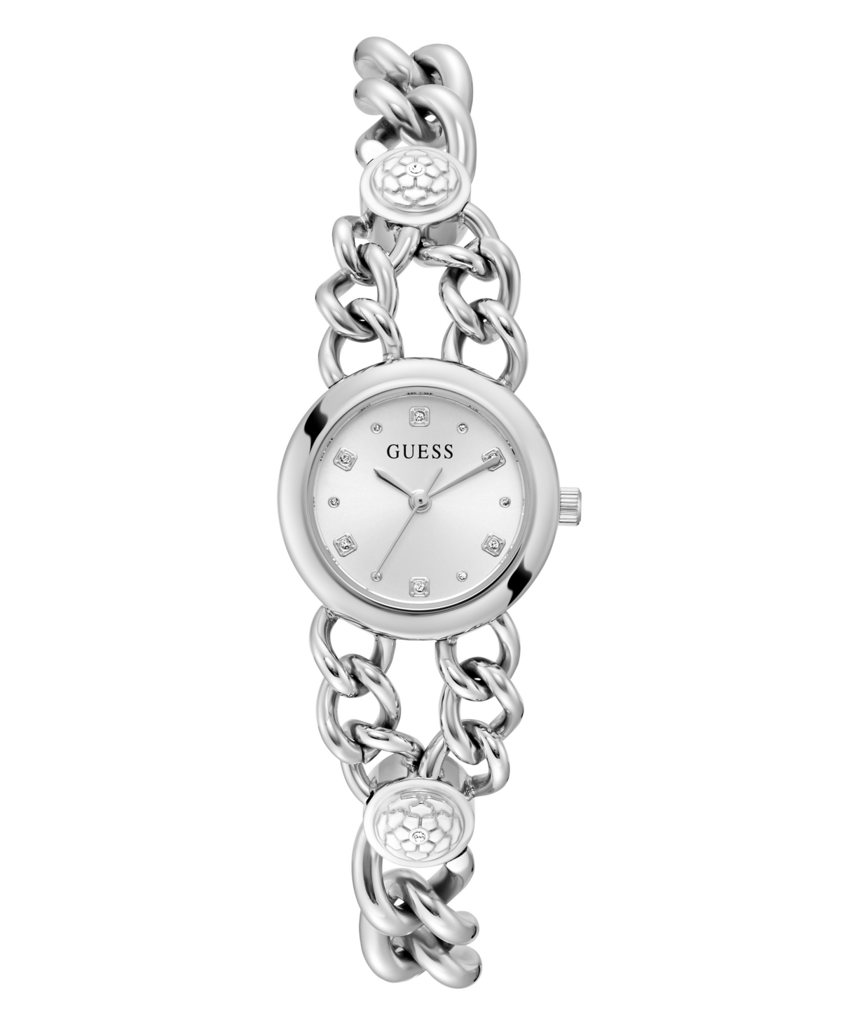 Women's Analog Silver Tone Steel Watch 25mm - Silver