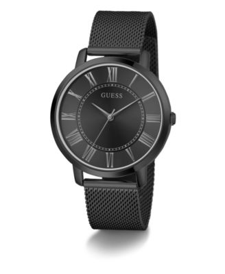 Men's Analog Black Mesh Watch 40mm