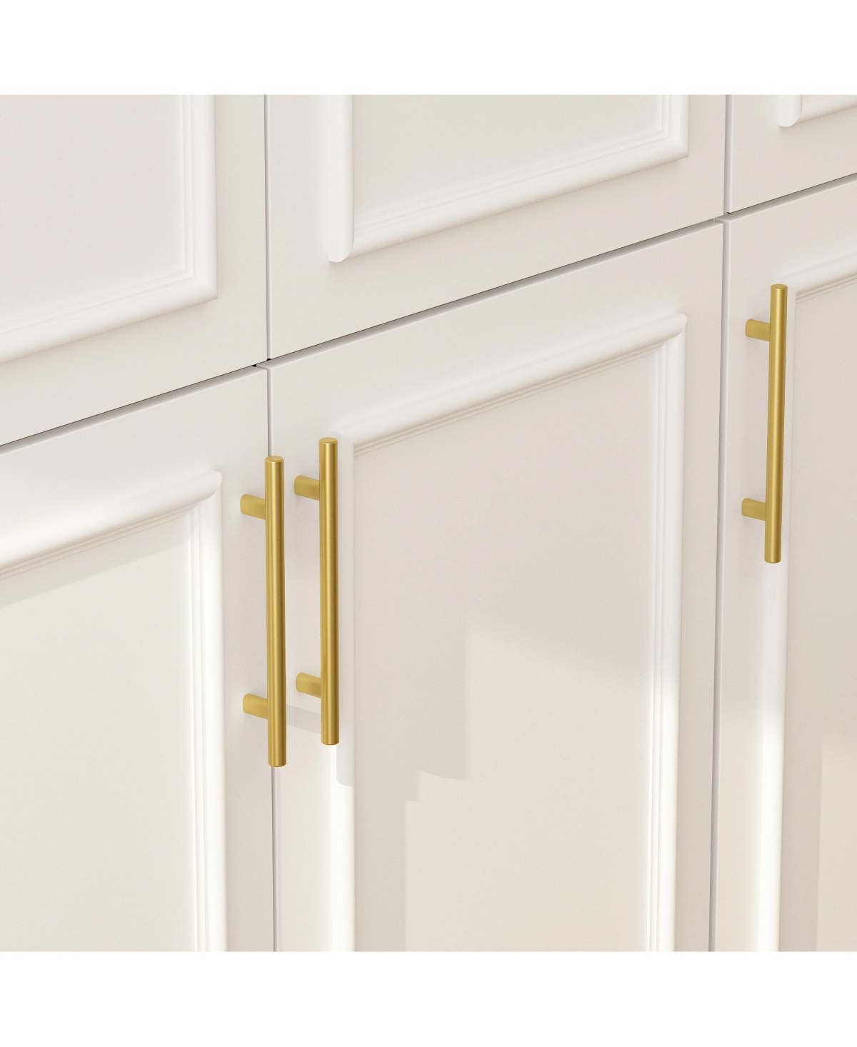 Famapy 6-Door Big Armoires with 2 Hanging Rods, Storage Shelves