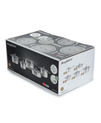 DiNA Meta 10pc Recycled 18/10 Stainless Steel Cookware Set