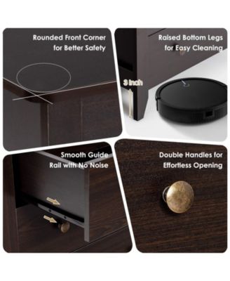 3 Drawer Dresser Chest of Drawers Bedside Table