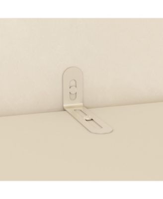 8-Shelf White Wood Standard Bookcase with Shelves,Drawers