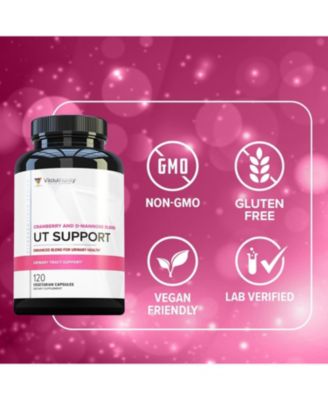 UT Support Capsule, Cranberry Juice Powder for Urinary Tract Health and Preventive Support, Enhanced Blend Promotes Urinary Health, 120ct