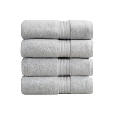Quick-Drying Cotton 4-Piece Bath Towel Set, 54" x 27"