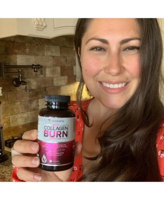 Multi Collagen Burn Capsules, Collagen Burn for Women, Supports Weight Loss, Vitauthority, 90ct