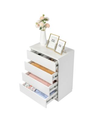 Simple Wood 4-Drawer Dresser – Classic and Functional Storage